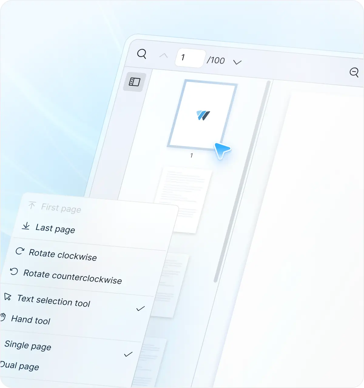 An image of React PDF as an alternative to React PDF Viewer